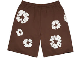 Denim Tears Cotton Wreath Sweatshorts Dark Brown