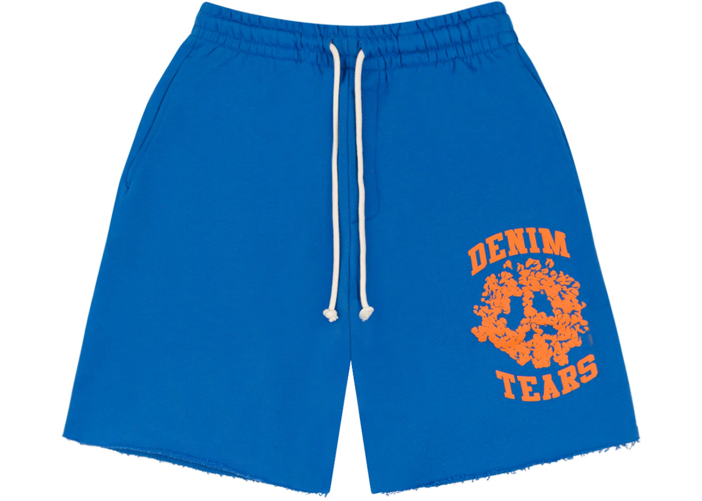 Denim Tears Denim University Sweat Shorts Royal Blue