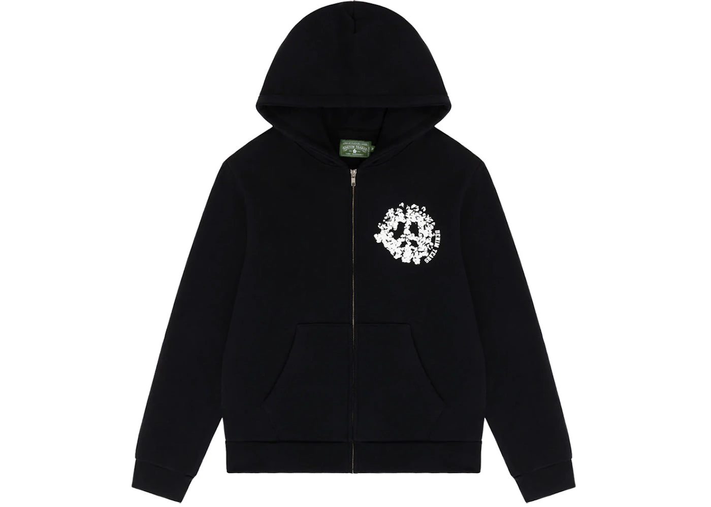 Denim Tears Denim University Zip Hoodie Black