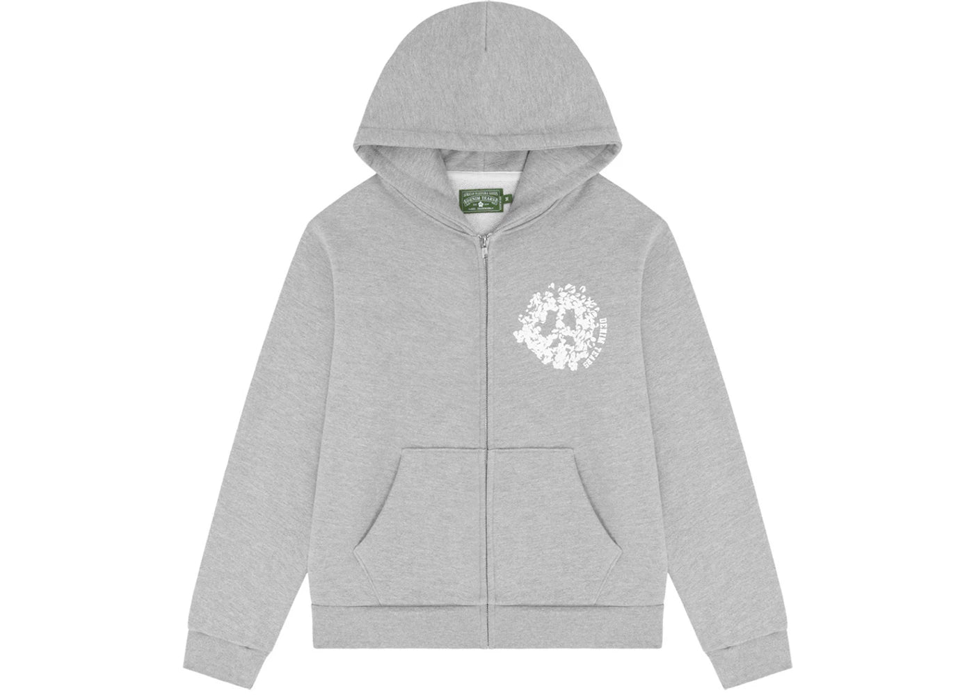 Denim Tears Denim University Zip Hoodie Grey