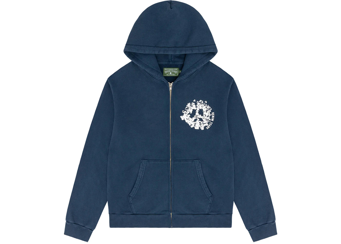 Denim Tears Denim University Zip Hoodie Navy