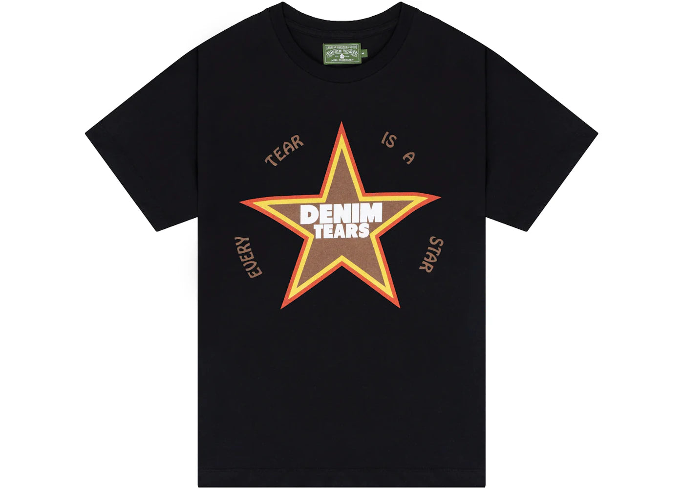 Denim Tears Every Tear Is A Star Tee Black