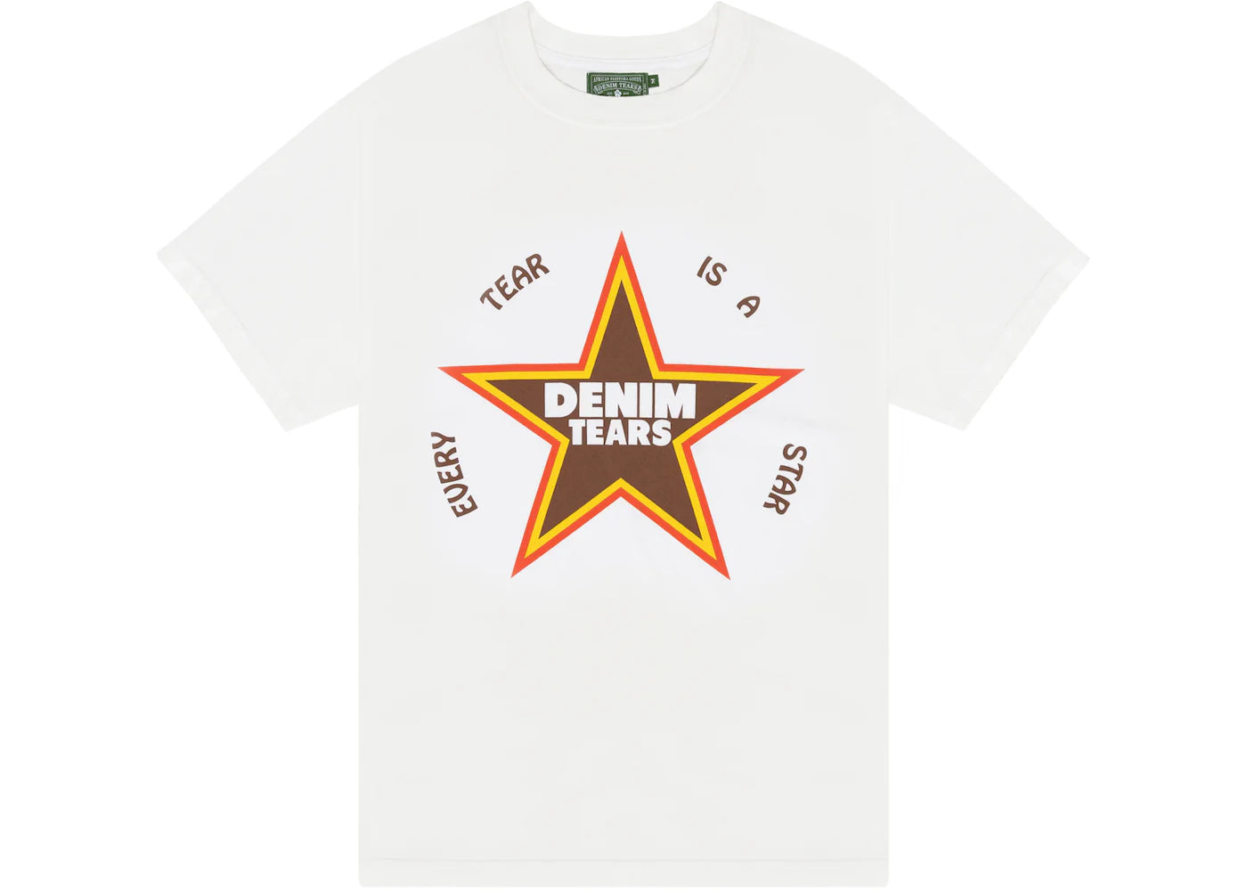 Denim Tears Every Tear Is A Star Tee White