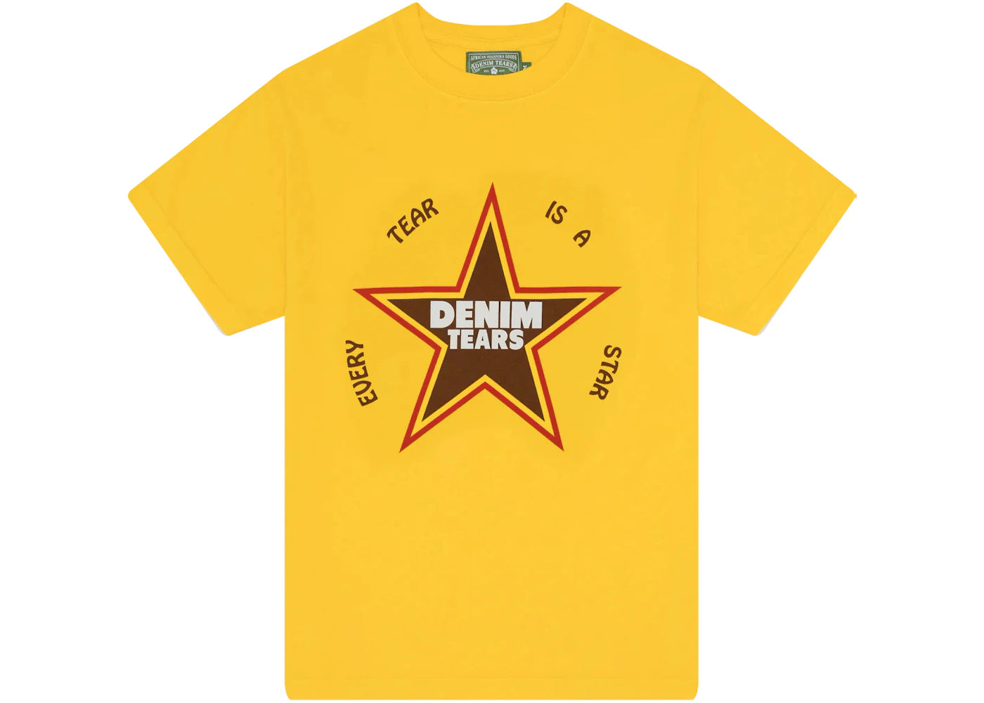 Denim Tears Every Tear Is A Star Tee Yellow