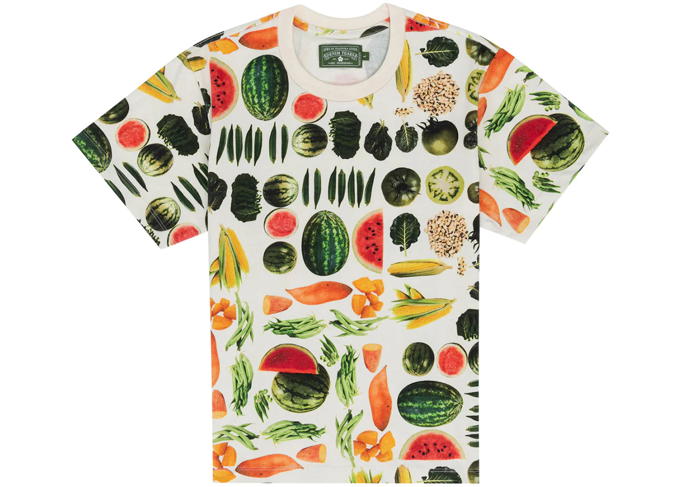 Denim Tears Fruit Collage Tee Natural