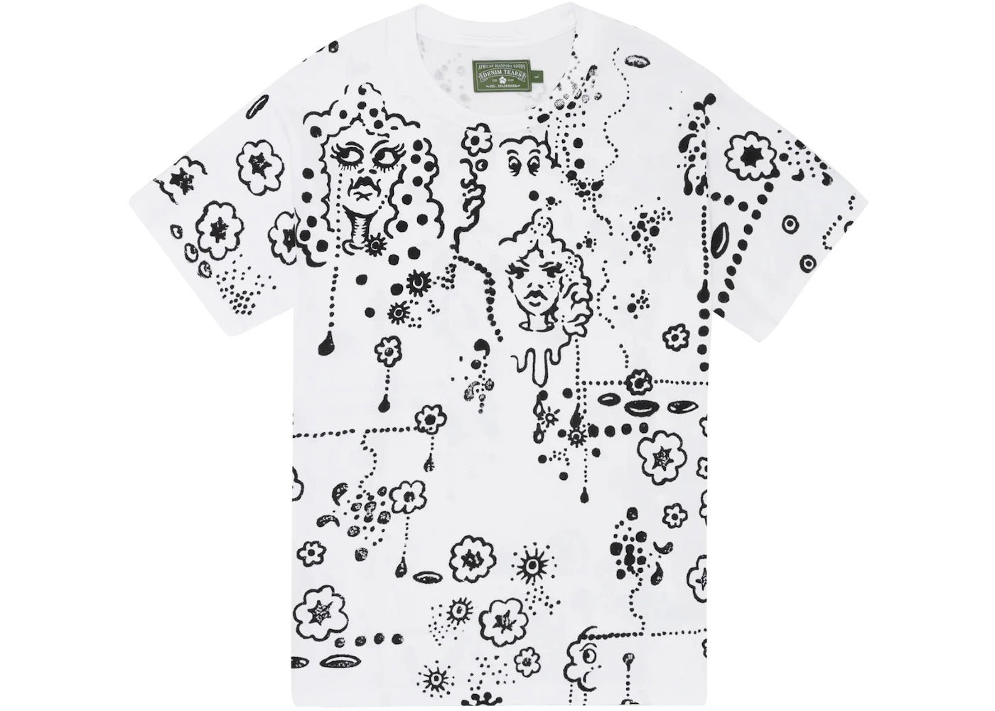 Denim Tears Irak Tears Tee White