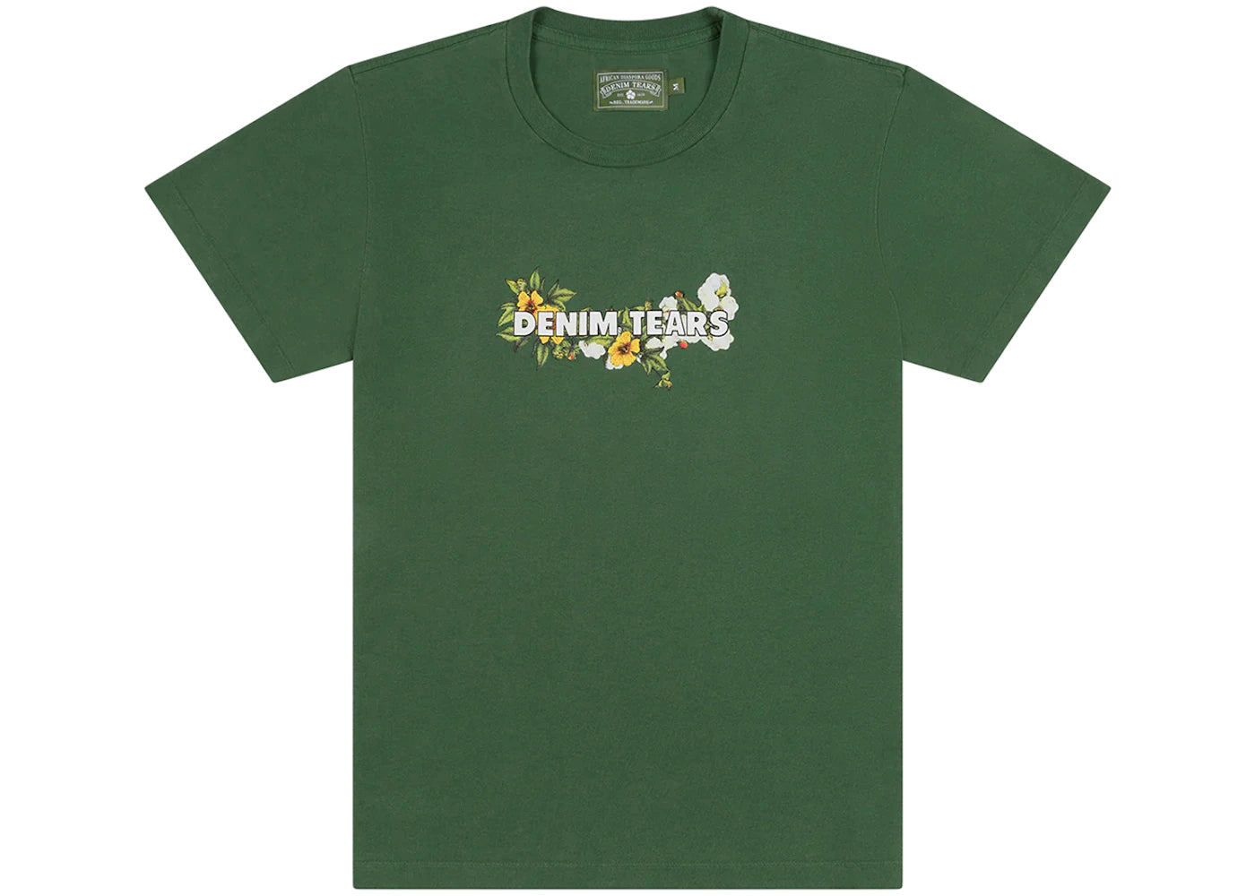 Denim Tears Logo Tee Green