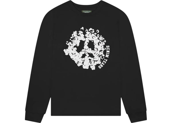 Denim Tears Peace Wreath Long Sleeve Tee Black – Side Kicks