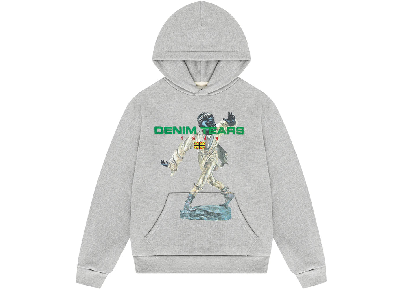 Denim Tears Porcelain Figure Hoodie Grey