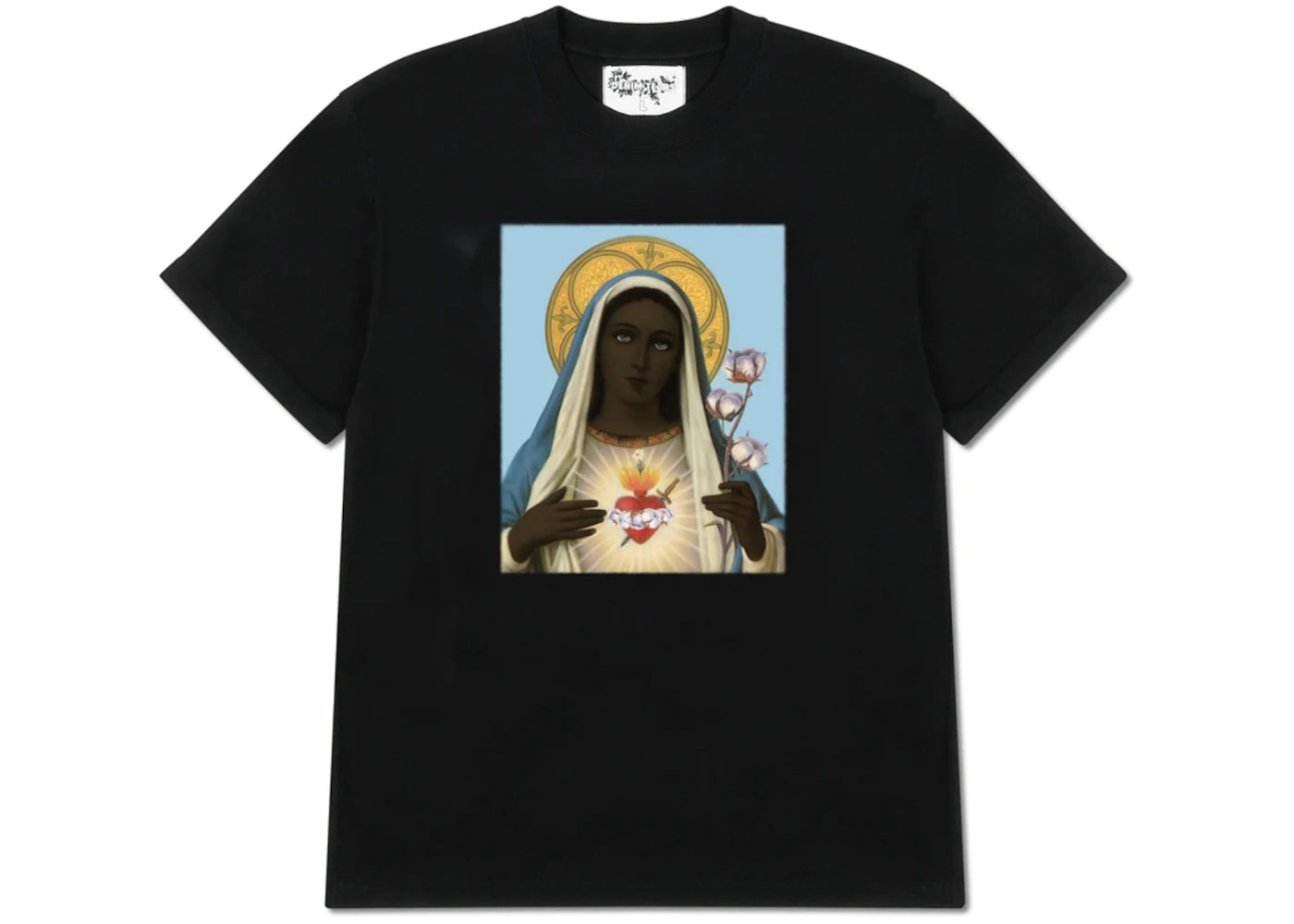 Denim Tears Saint Mary Tee Black