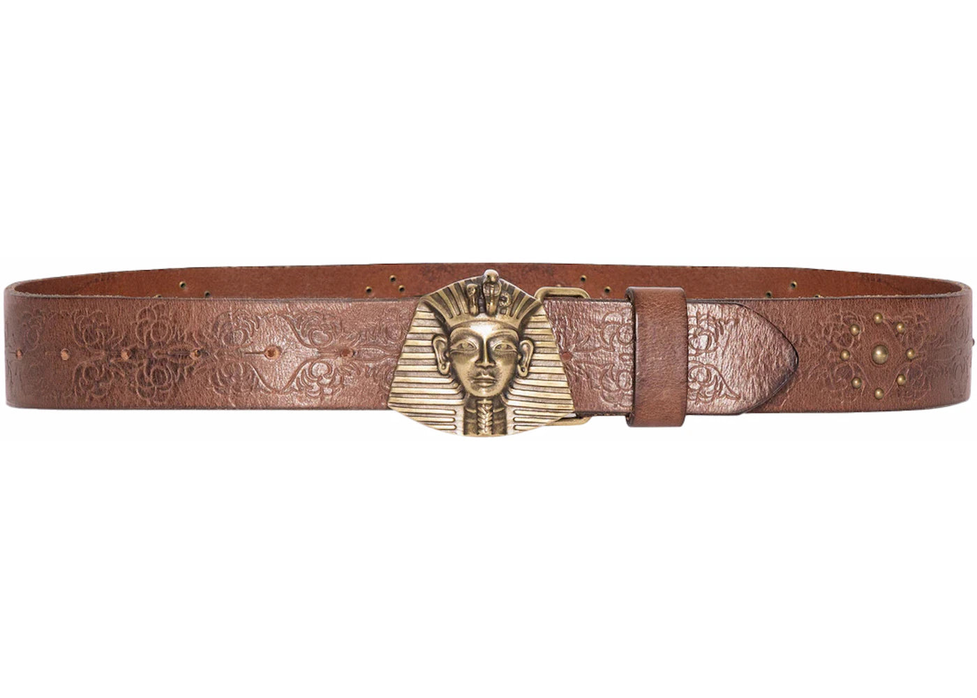 Denim Tears Tracy’s King Tut Belt Brown Leather