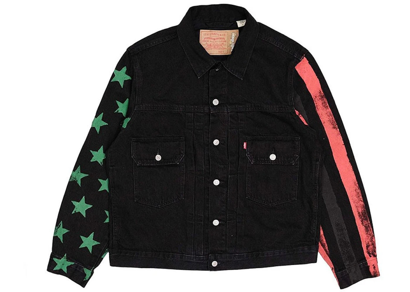 Denim Tears x CPFM 4th of July Denim Plant Jacket Black