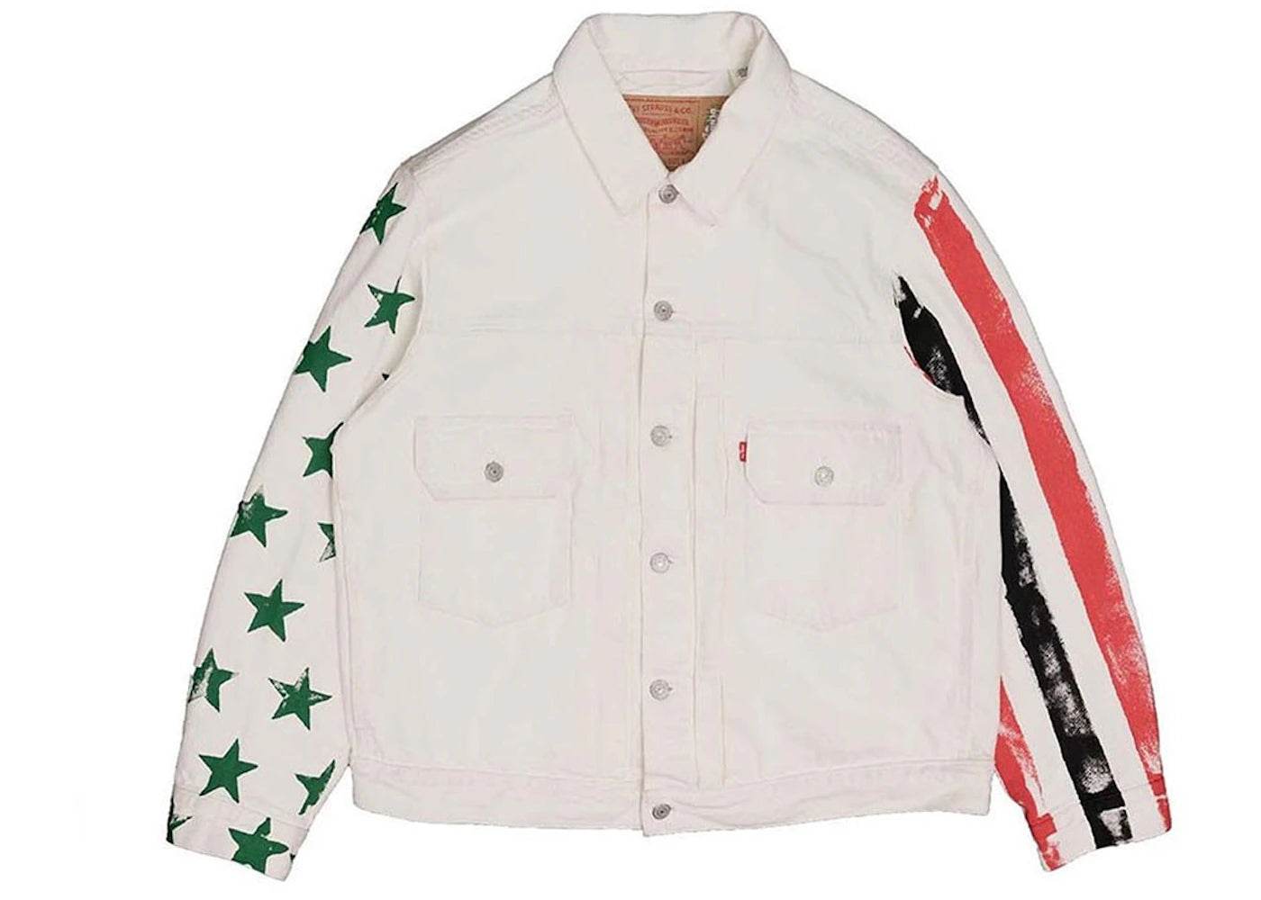 Denim Tears x CPFM 4th of July Denim Plant Jacket White