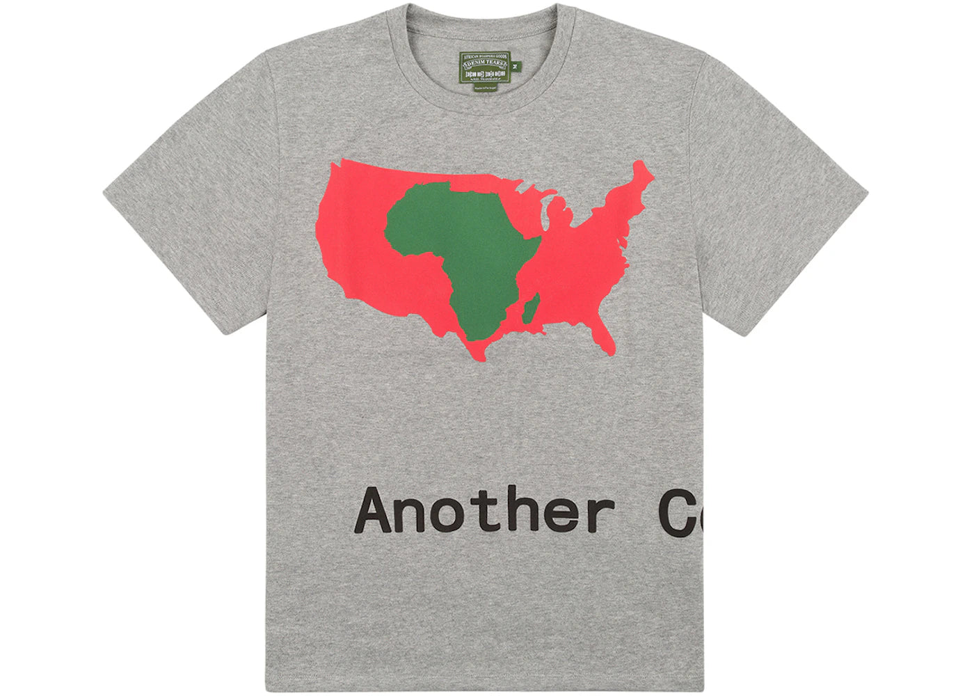 Denim Tears x CPFM Cactus Tears Tee Grey