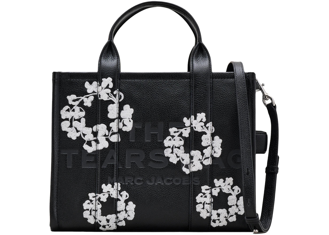 Denim Tears x Marc Jacobs Leather Tote Bag Medium Black