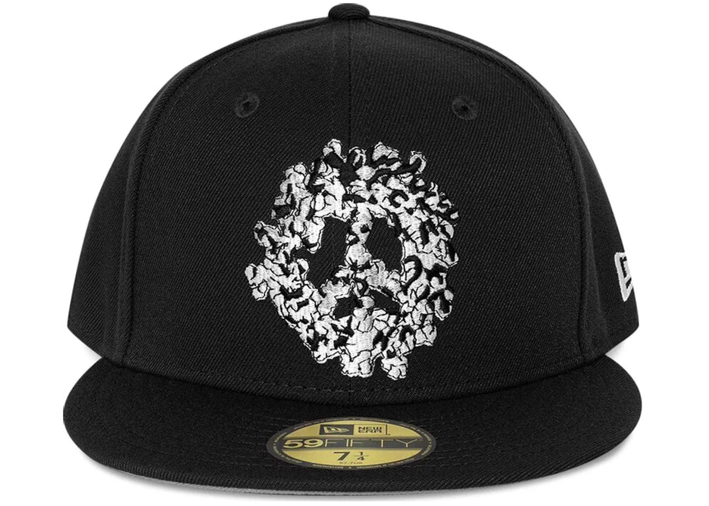 Denim Tears x New Era Peace 59Fifty Fitted Hat Black