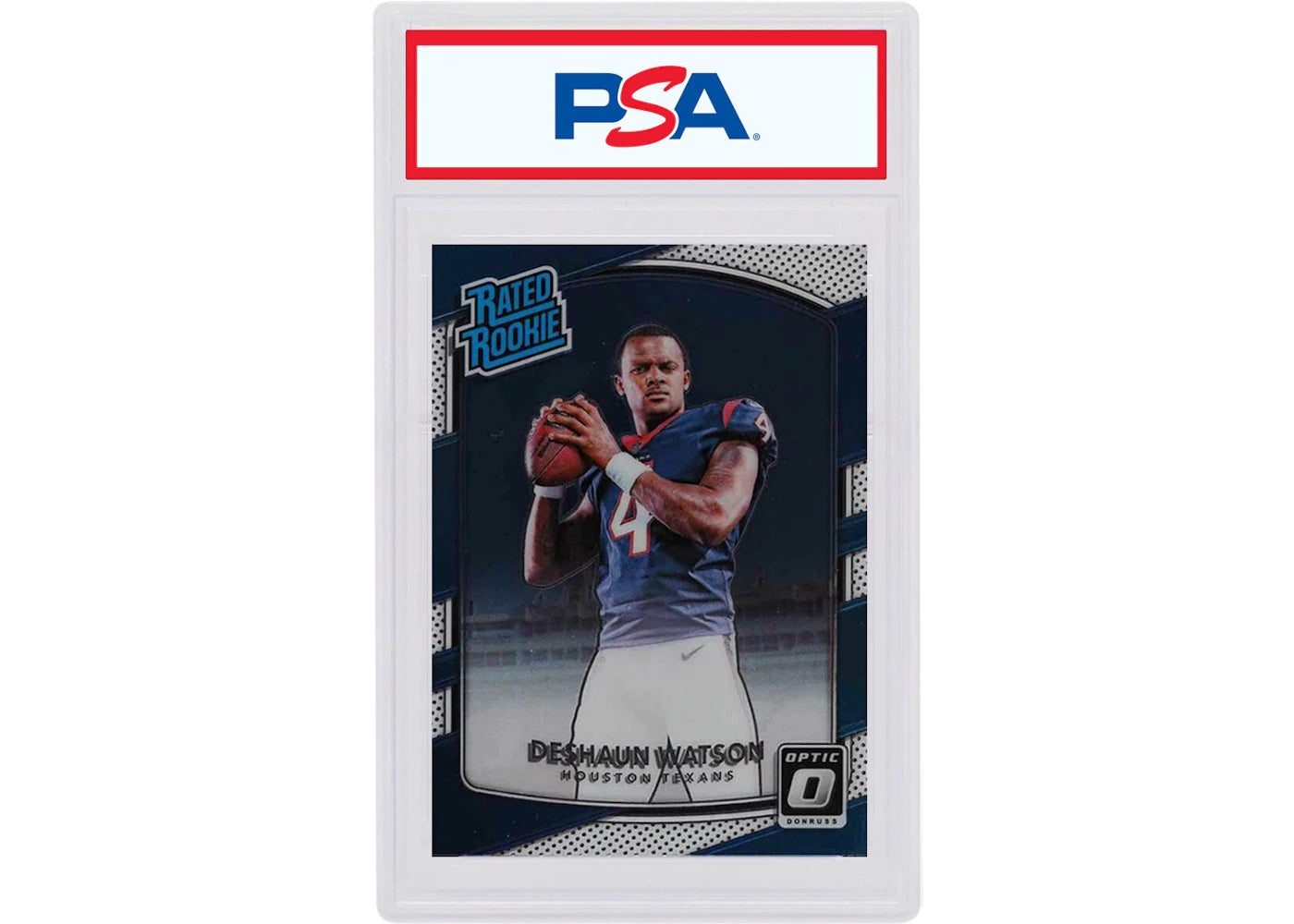 Deshaun Watson 2017 Panini Donruss Optic Rookie #195 (PSA or BGS Graded)