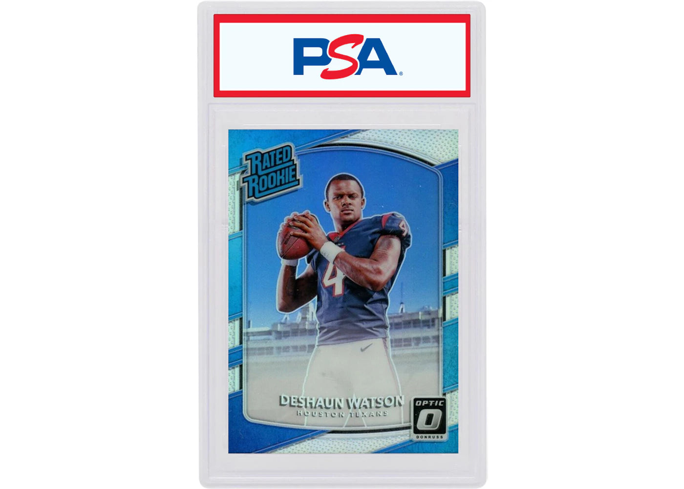 Deshaun Watson 2017 Panini Donruss Optic Rookie Holo #195 (PSA or BGS Graded)