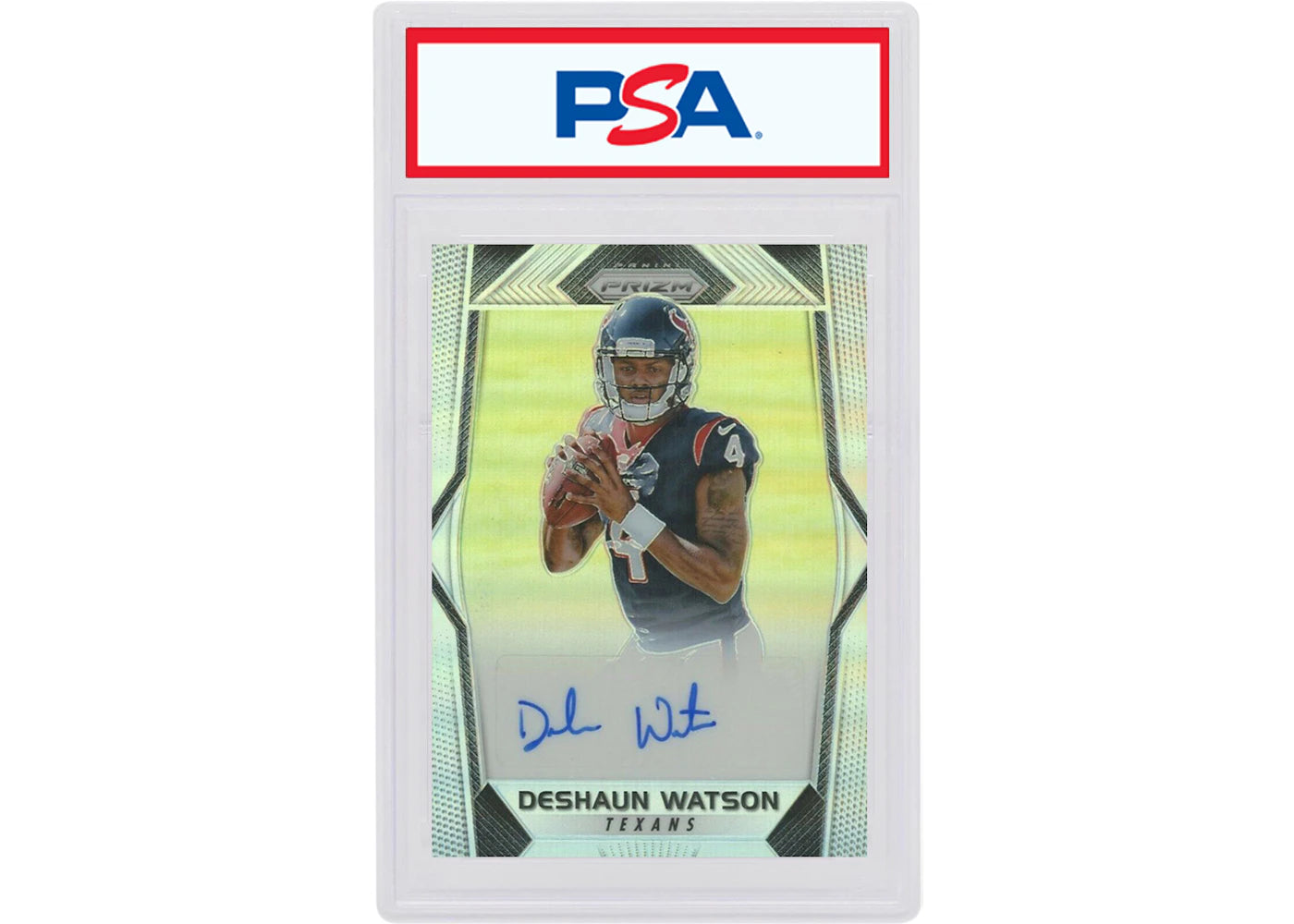 Deshaun Watson 2017 Panini Prizm Rookie Autograph #DWS (PSA or BGS Graded)