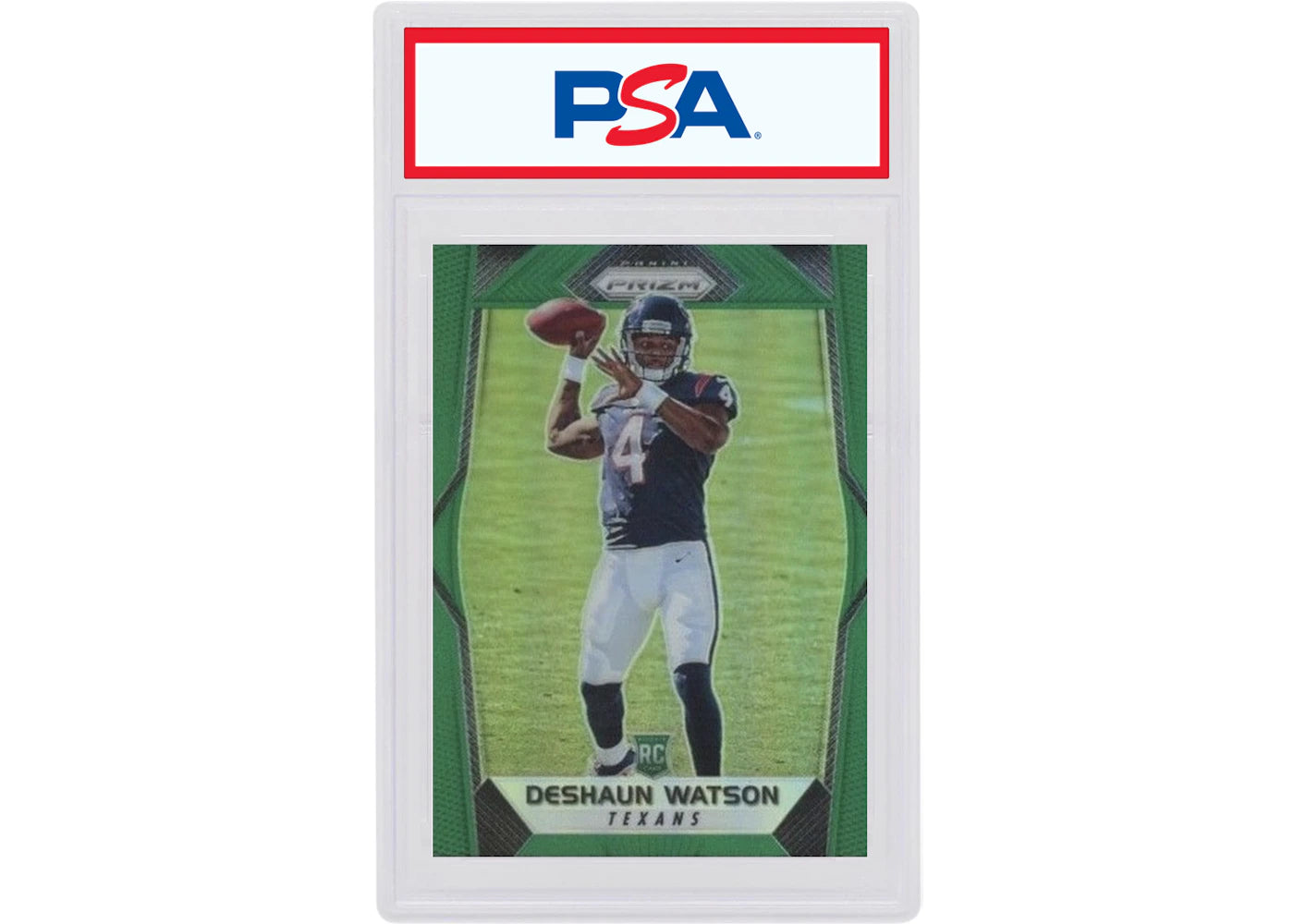 Deshaun Watson 2017 Panini Prizm Rookie Green #279 (PSA or BGS Graded)