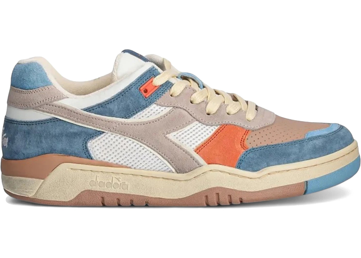 Diadora B.560 Made in Italy Tourney Italia Orange Blue White