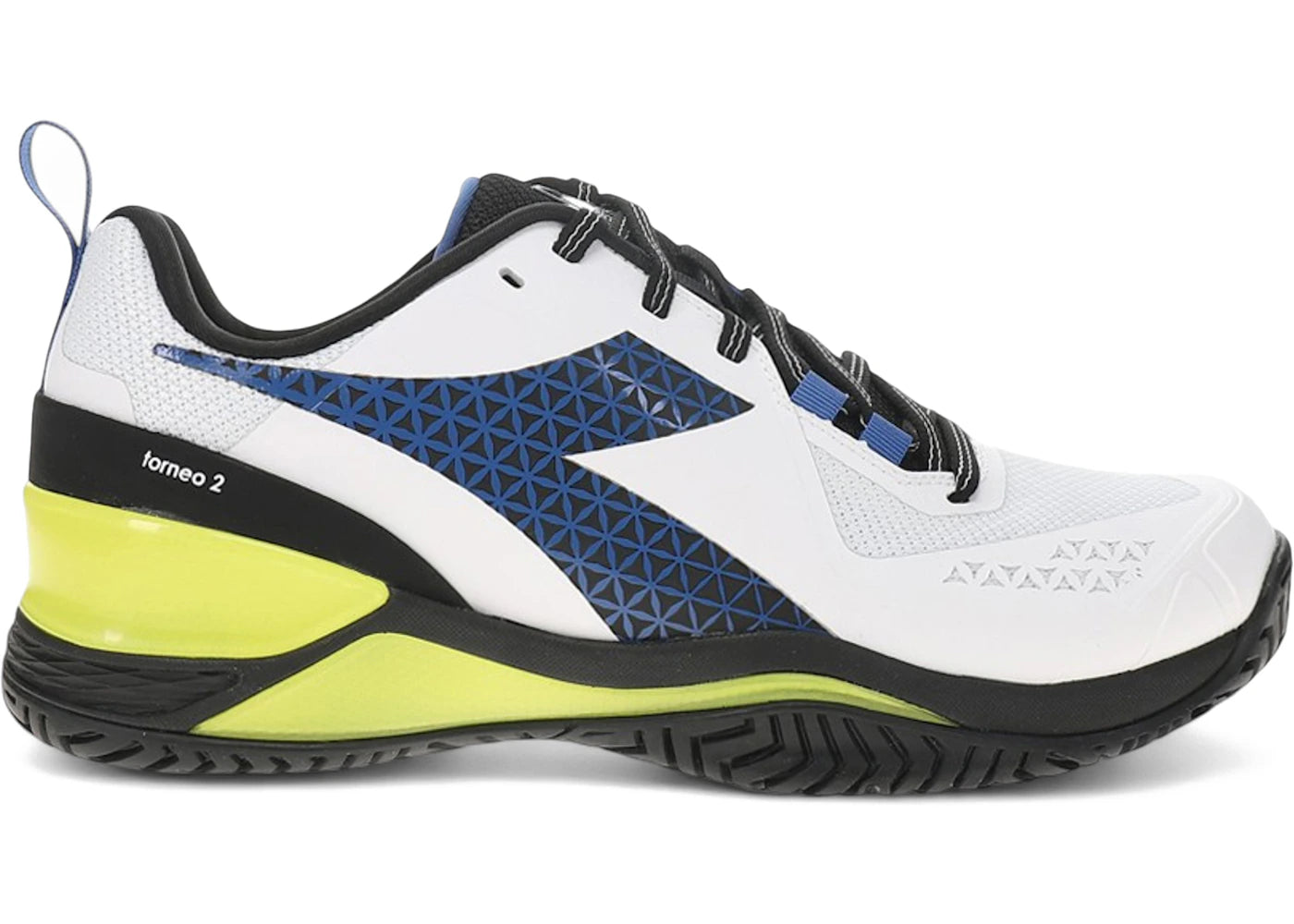 Diadora Blushield Torneo 2 AG White Deja Vu Blue Black