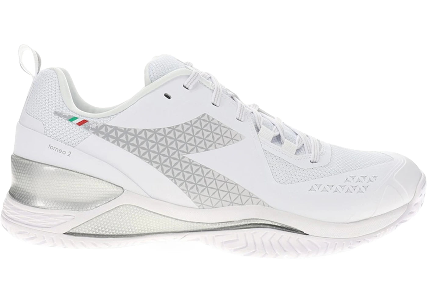 Diadora Blushield Torneo 2 AG White Silver