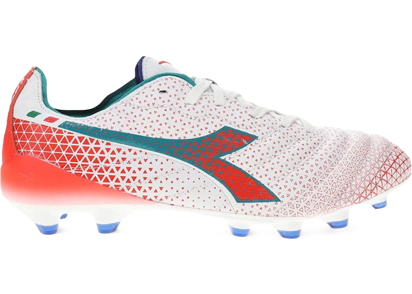 Diadora Brasil Elite Tech GR ITA LPX FG White Tile Blue Red