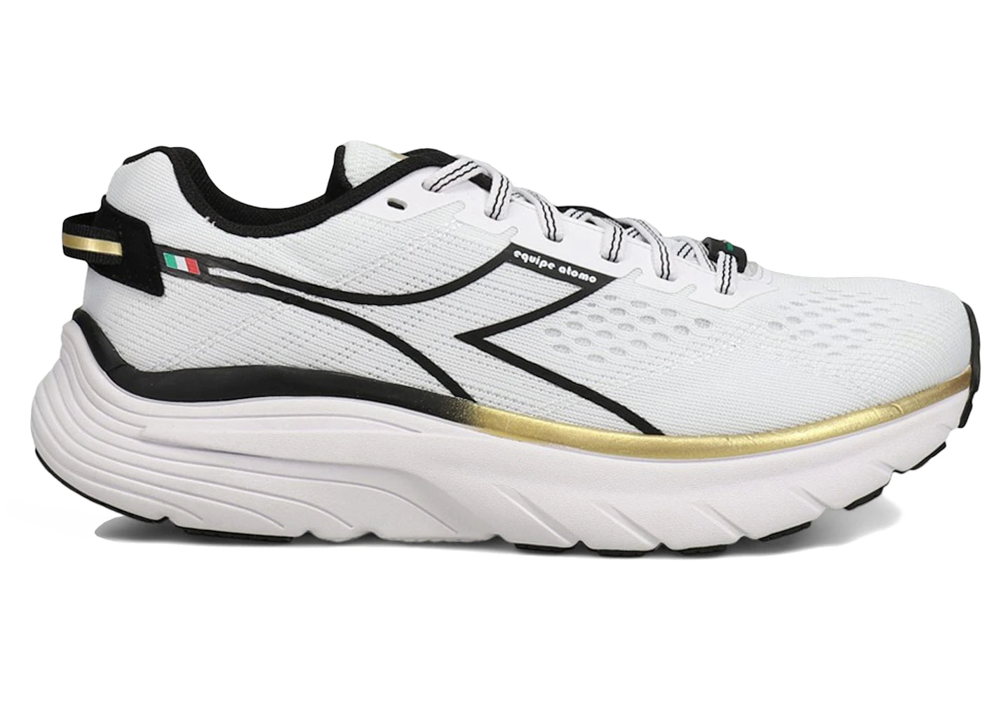 Diadora Equipe Atomo White Gold Black