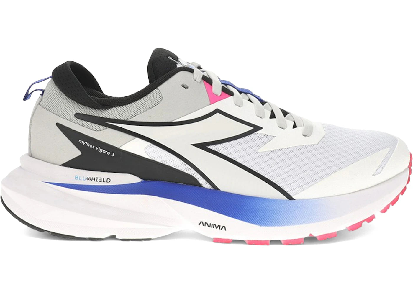 Diadora Mythos Blushield 9 Vortice HIP White Black Silver