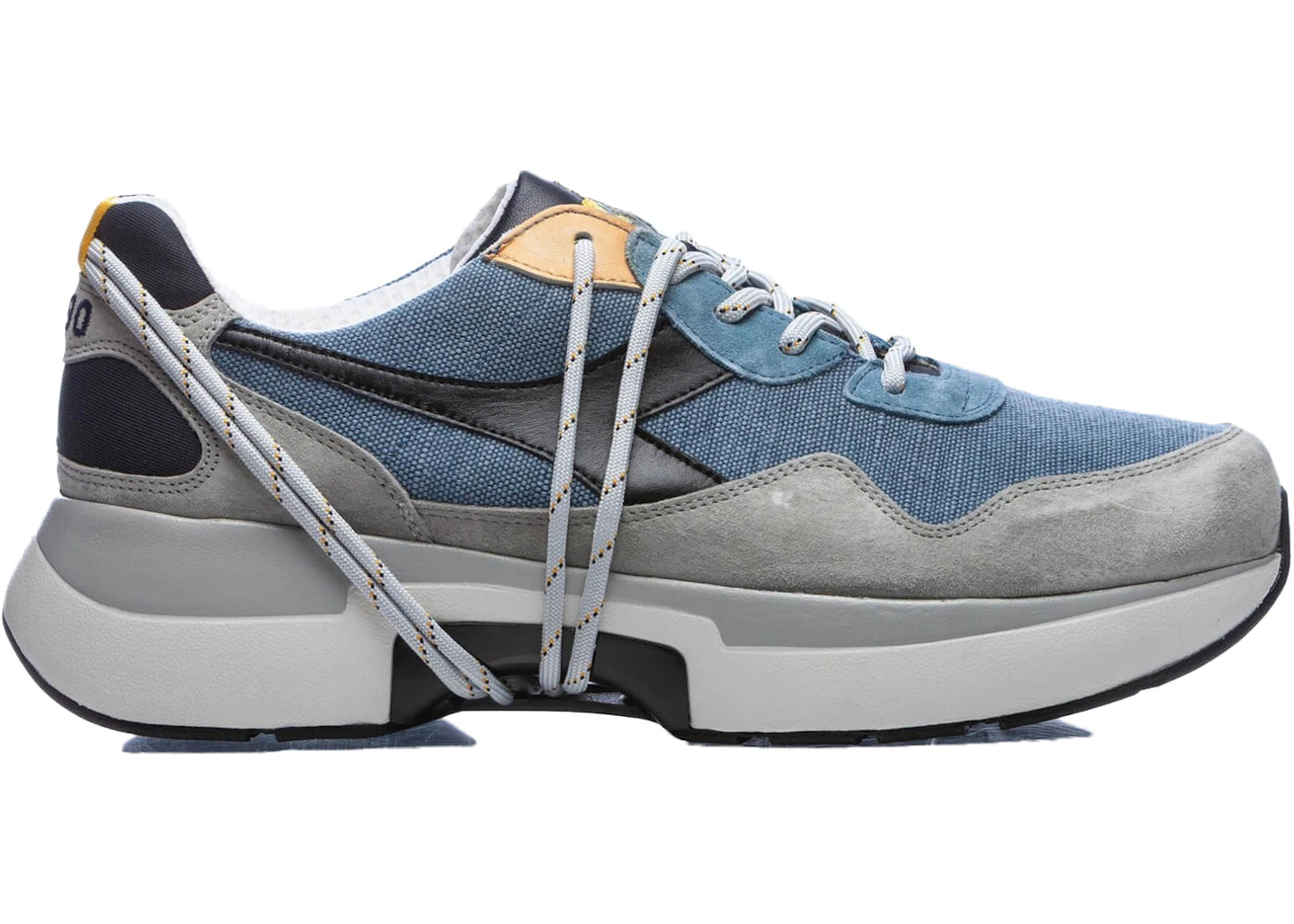 Diadora N9000 TXS H Lace Up Blue Twill Grey