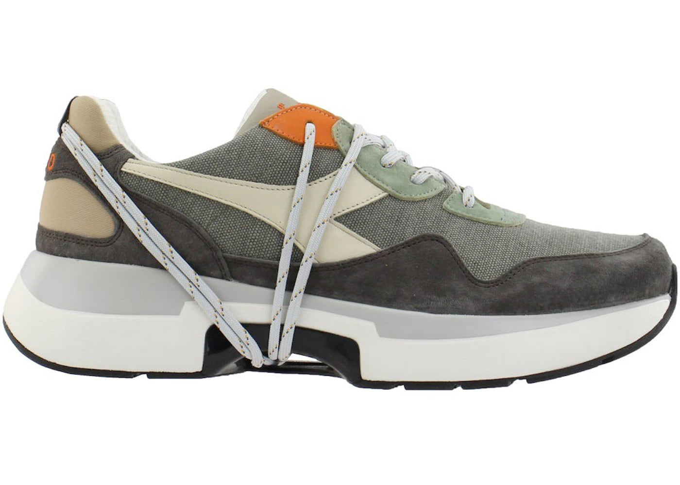 Diadora N9000 TXS H Lace Up Light Grey Dark Grey