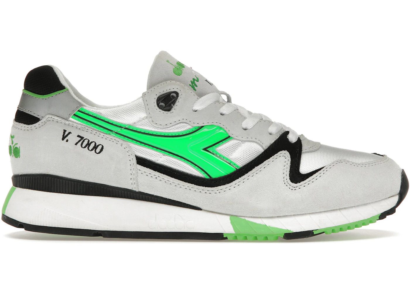 Diadora V700 OG White Fluorescent Green