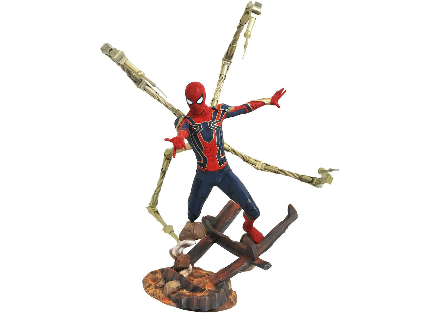 Diamond Select Toys Marvel Premier Collection Iron Spider-Man Collectible Resin Statue