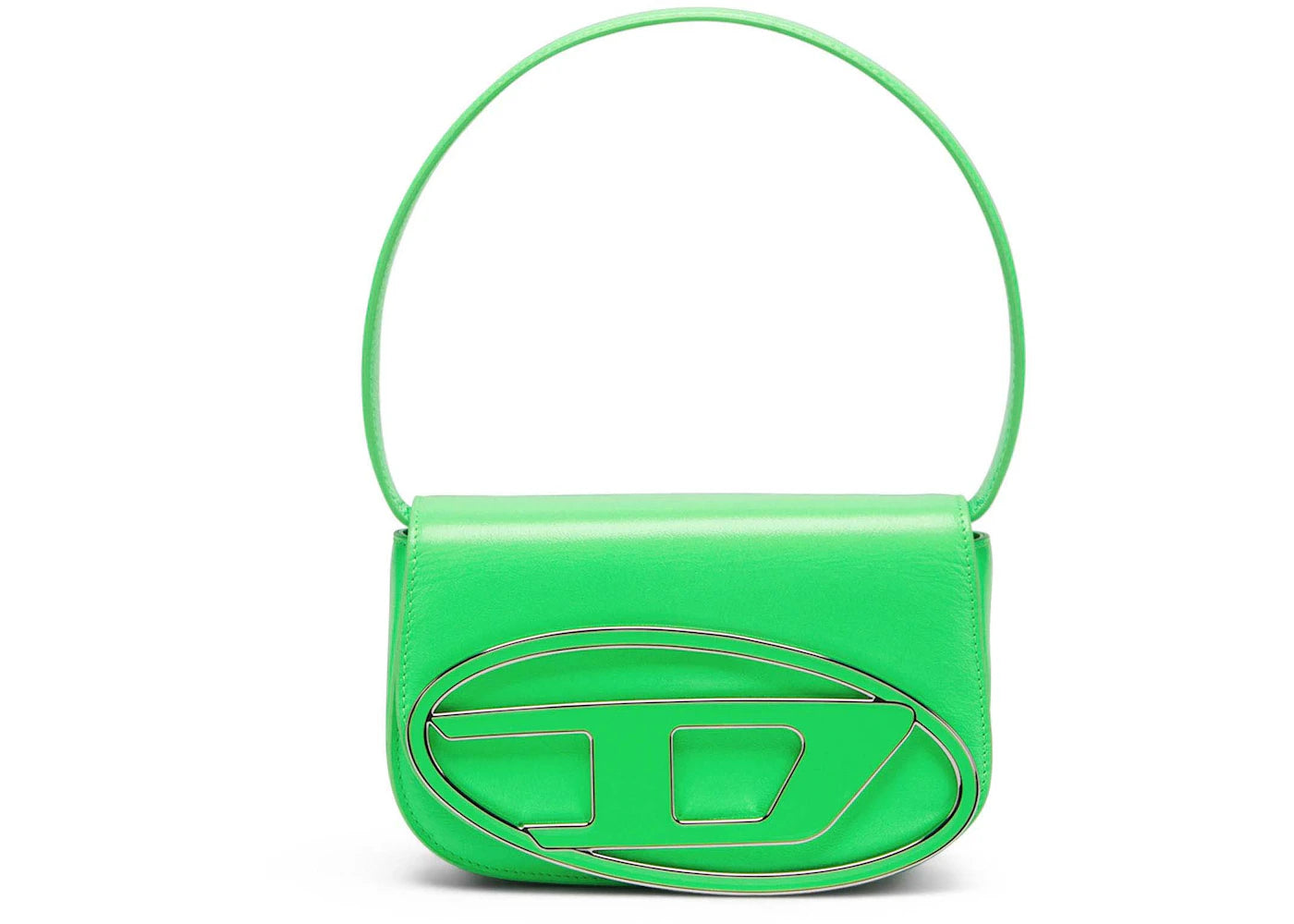Diesel 1DR Shoulder Bag Green Fluo