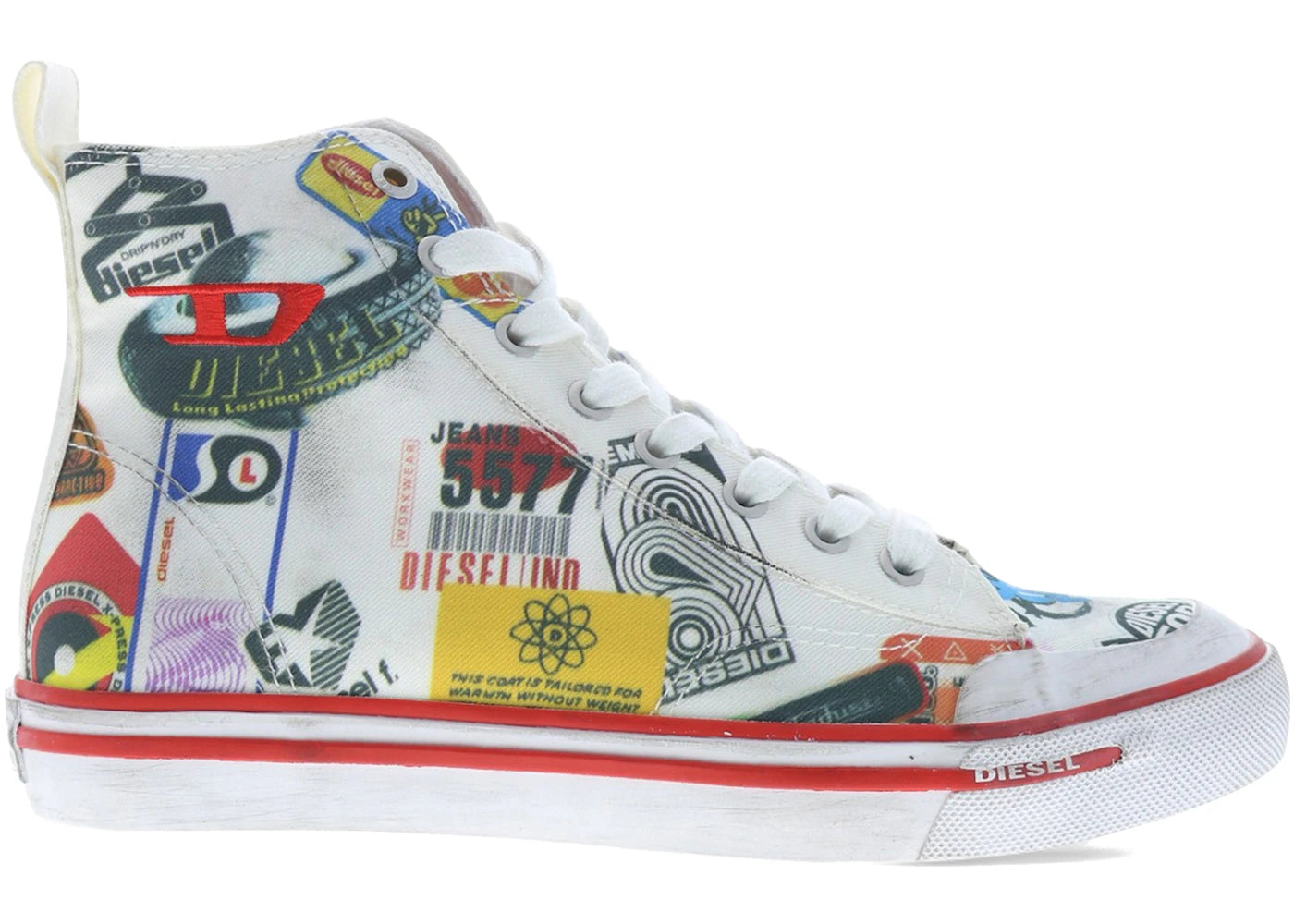 Diesel S-Athos Mid Multicolor Printed (Women's)