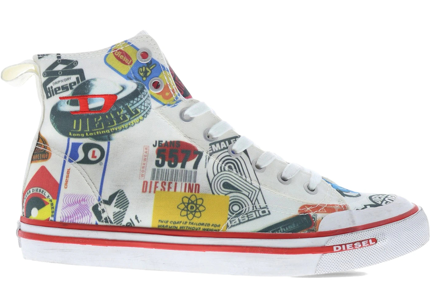 Diesel S-Athos Mid Multicolor Printed