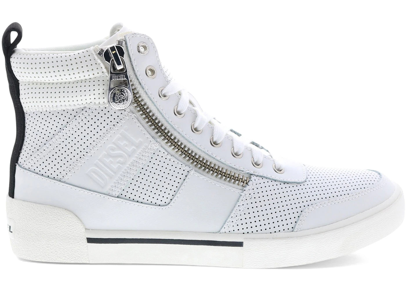 Diesel S-Dvelows Mid Cut Star White