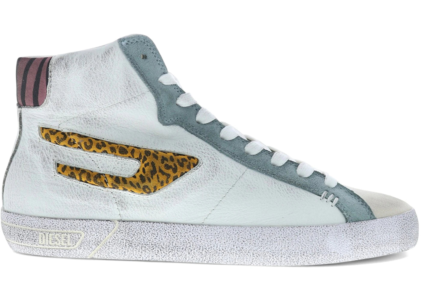 Diesel S-Leroji Mid White Almond Milk Autumn Blaze (Women's)