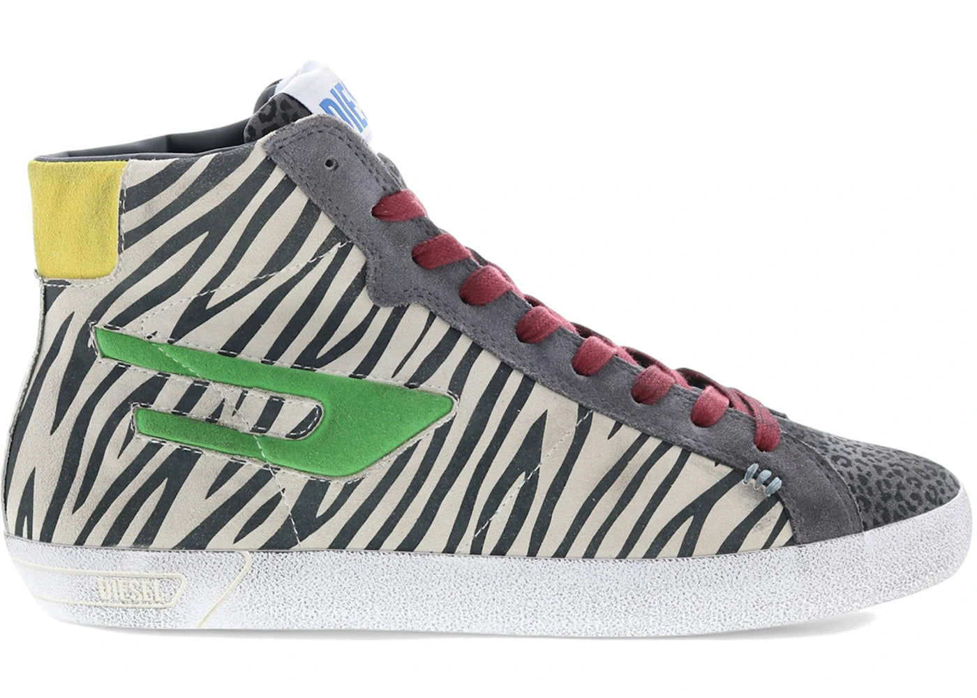 Diesel S-Leroji Mid White Pewter Peppermint