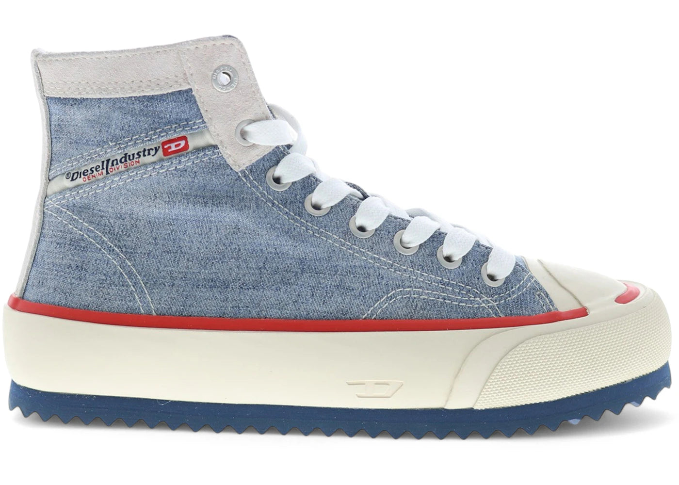 Diesel S-Principia Mid Light Blue Red (Women's)
