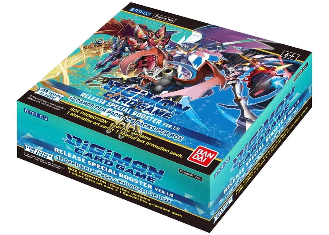 Digimon TCG Release Special Booster Ver.1.5 Booster Box (BT01-03) (English)