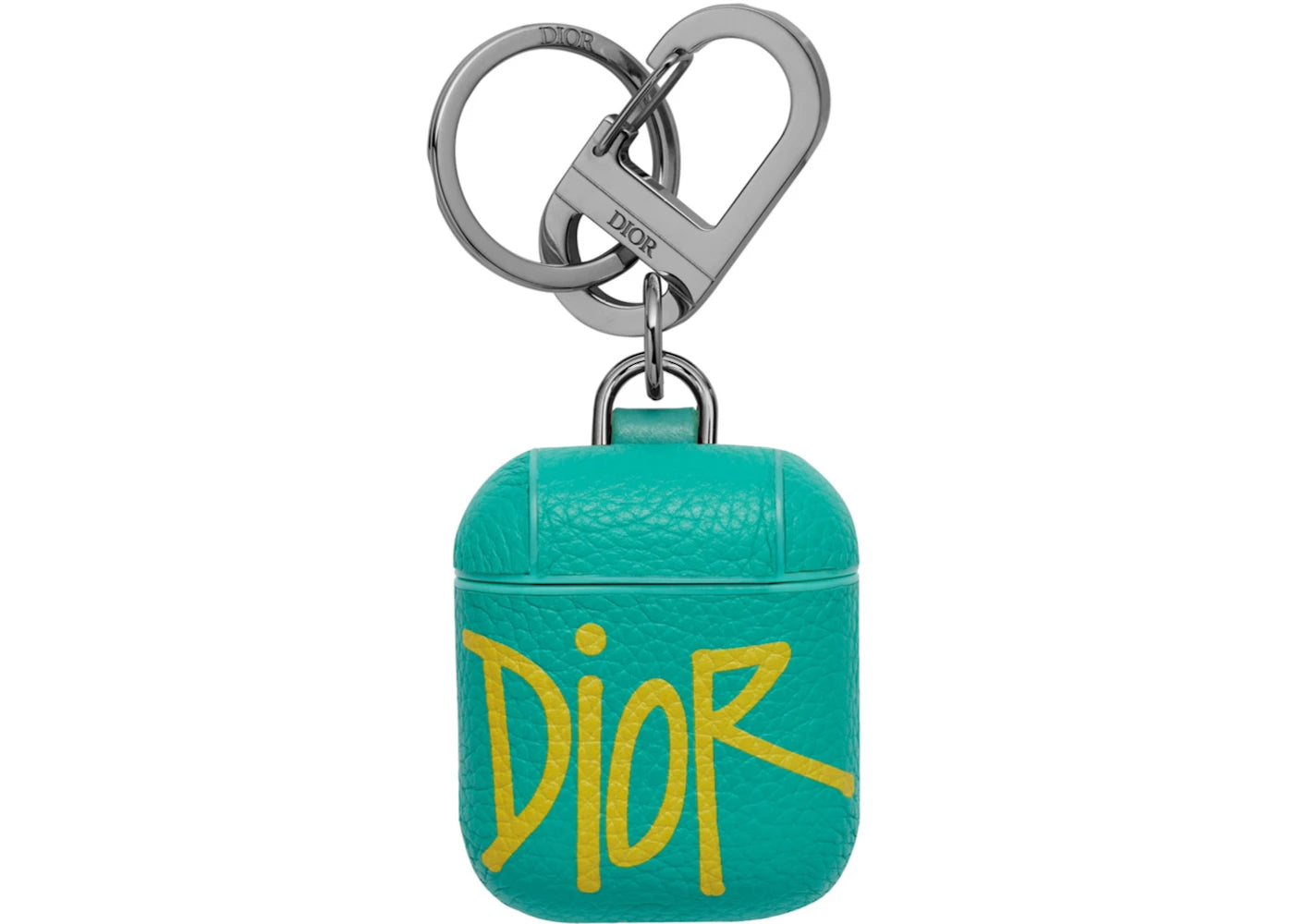 Dior And Shawn Airpods Case Green/Yellow