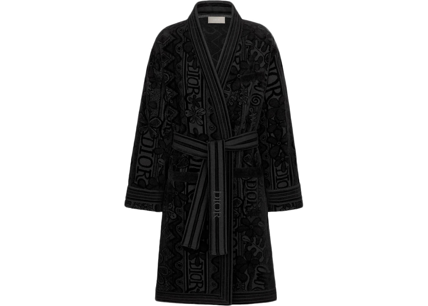 Dior And Shawn Bath Robe Black