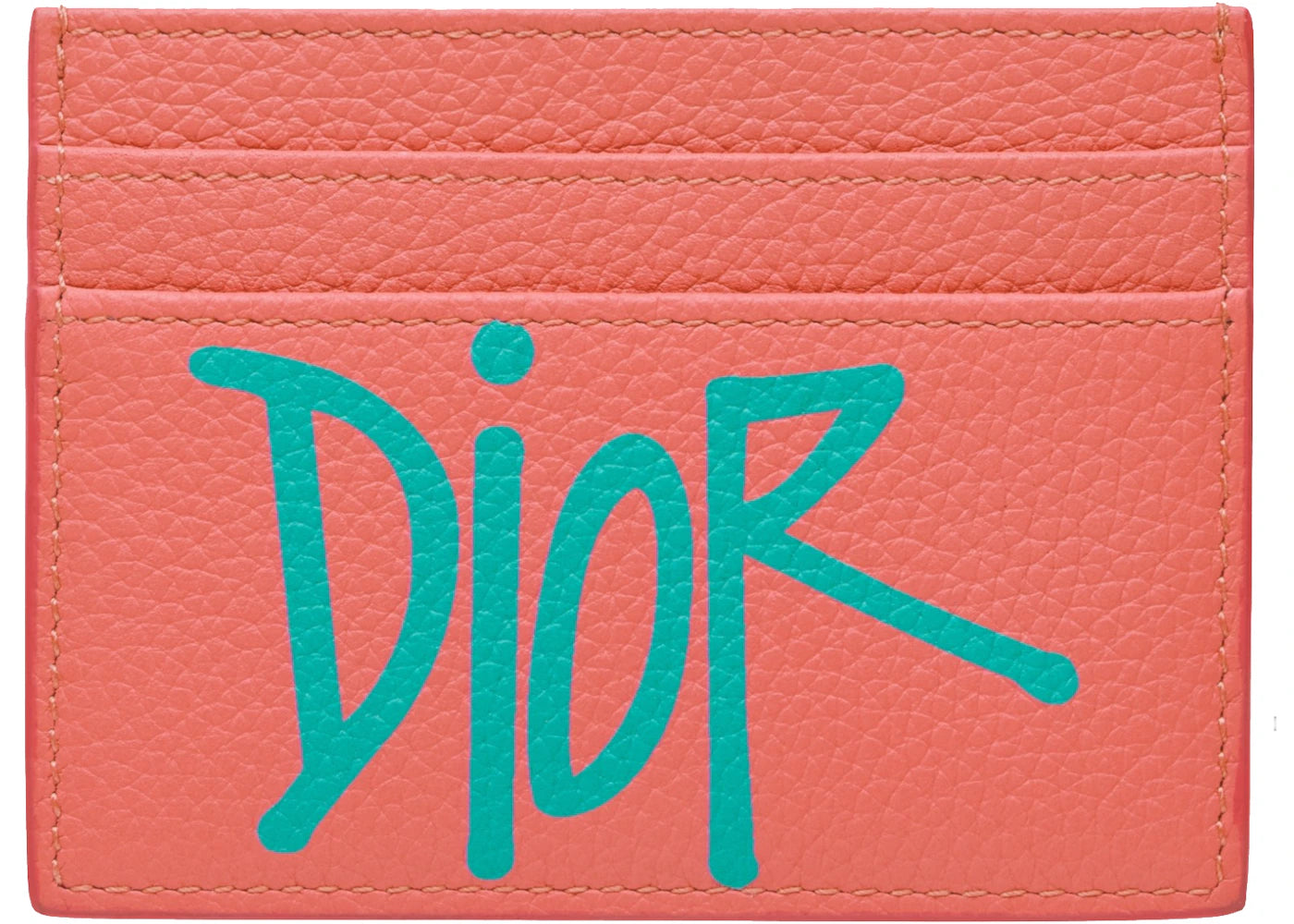 Dior And Shawn Card Holder (4 Card Slot) Pink/Green