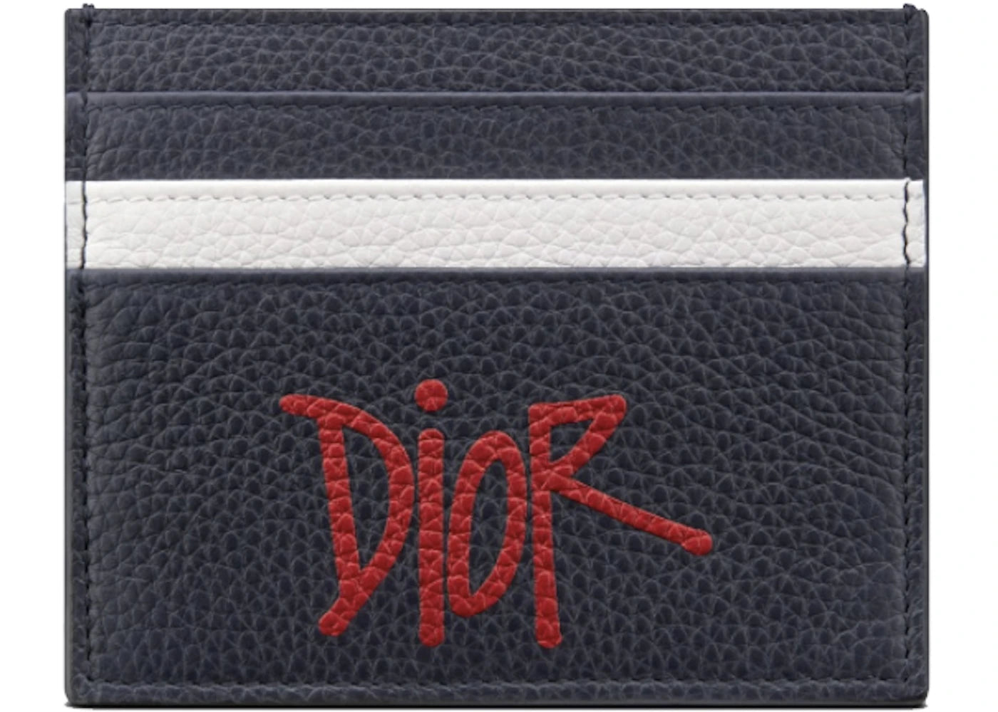 Dior And Shawn Flat Card Holder Navy