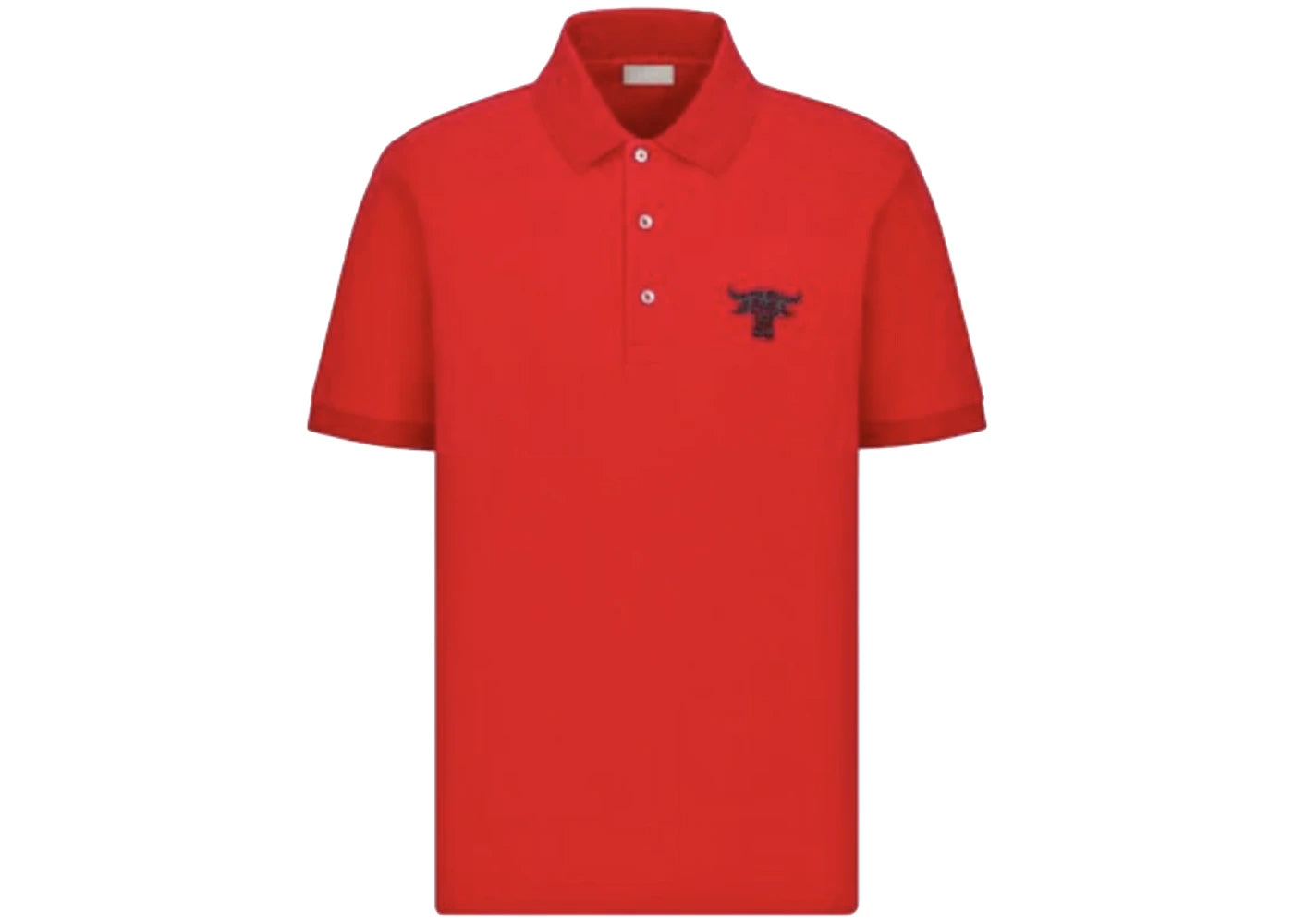 Dior And Shawn Oversized Polo Shirt Red