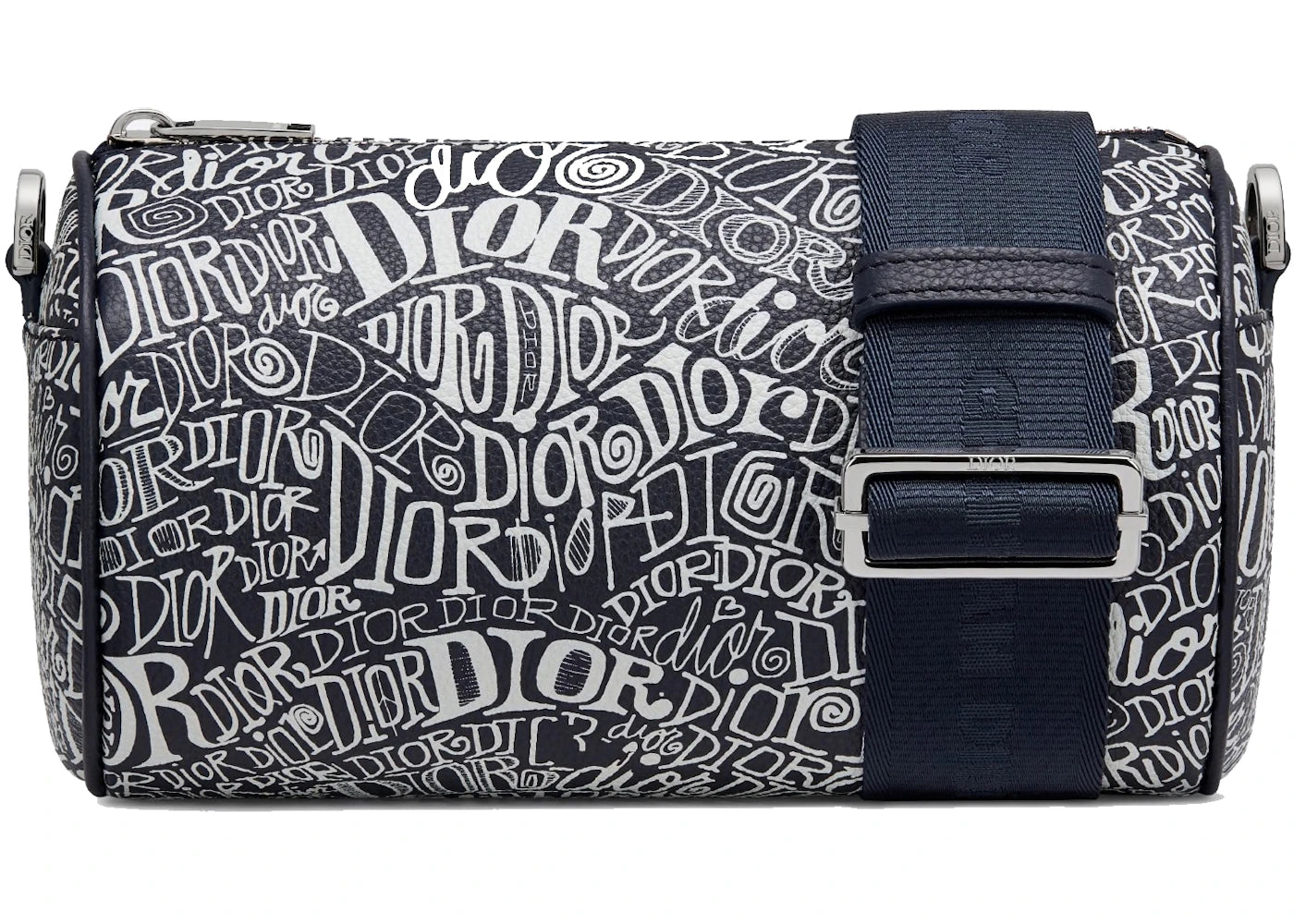 Dior And Shawn Roller Messenger Bag Motif Navy Blue