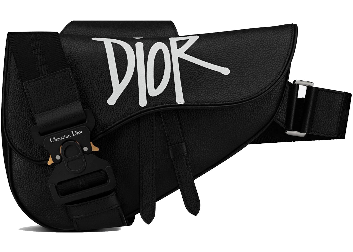 Dior And Shawn Saddle Bag Black