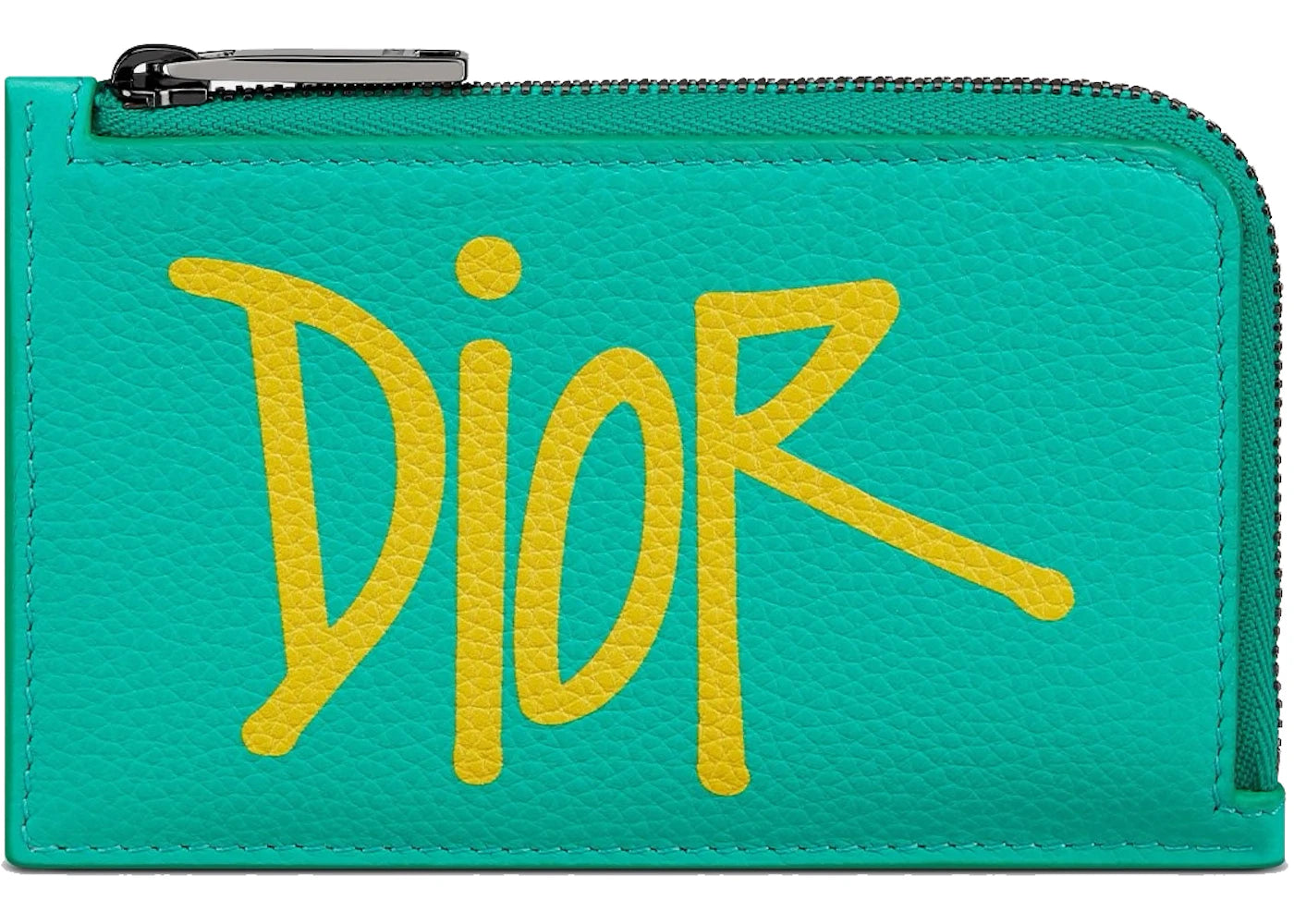 Dior And Shawn Zipped Card Holder (3 Card Slot) Green